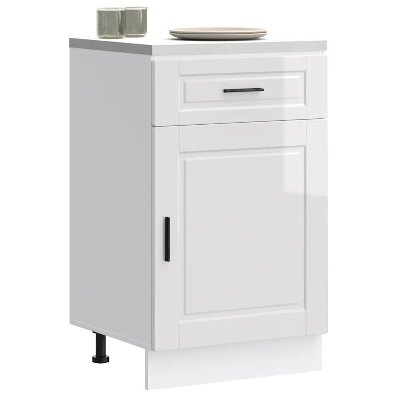 Mueble bajo de cocina porto alto brillo blanco VX-853959